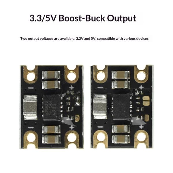 TPS63802 Mini-litiumakkua tehostava moduuli DC 1.8-5.5V tulo 2 A2