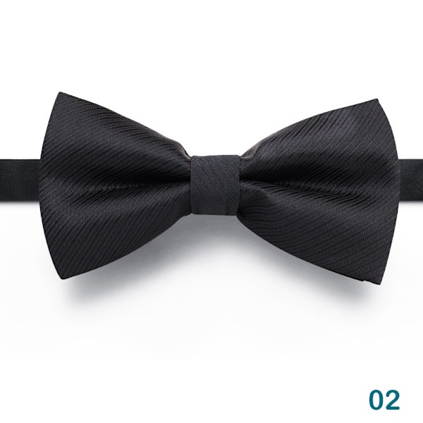 Mode Mænd Butterfly Party Bryllupssløjfe Black Bowknot Bowti 02