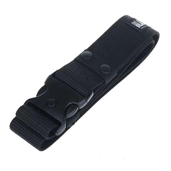 125 cm New Army Style Combat Bælter Quick Release Taktisk Bælte F Black