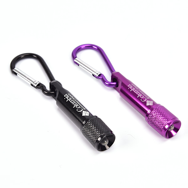 Mini Ficklampa Nyckelring LED Pocket Torch Light Ficklampa Purple