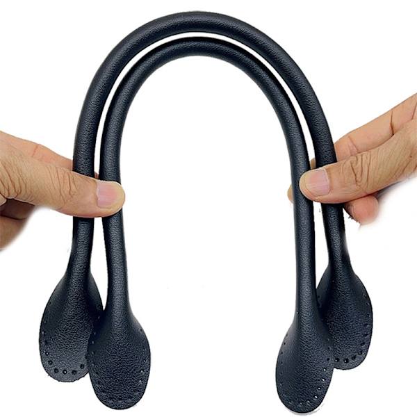 1-par handväska Handtag Väska Rem Löstagbart DIY-ersättningshandtag Black