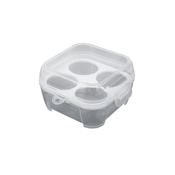 Utomhussäker äggförvaringslåda Bärbar äggbricka Plastskydd B