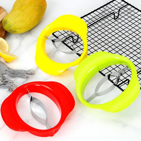 1 stk Mango er Mango Slicer er og ing Tool Mango Divider Fru Red