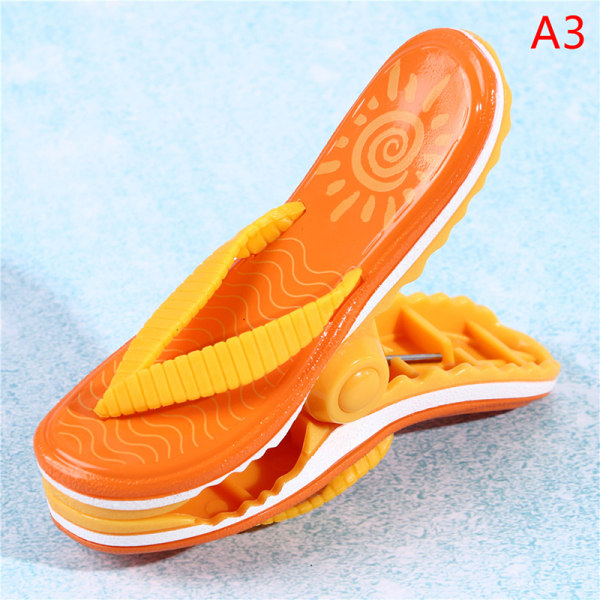Summer Plastic Clips e slipper Beach Towel Clamp To Prevent The A3
