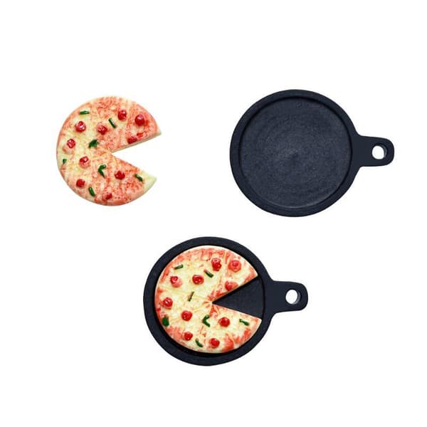 10 kpl minilautaspizzaa Hartsipienoishahmo DIY-tarvike A1
