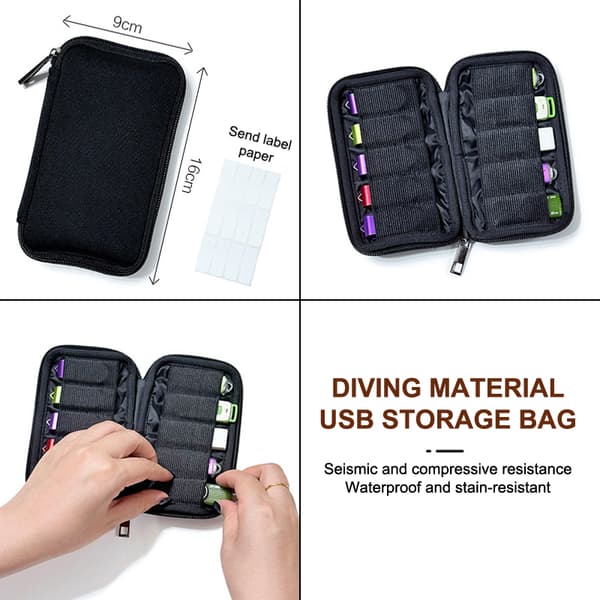 USB-flashdrev etui opbevaringsetui holder opbevaringstaske USB-flash 1