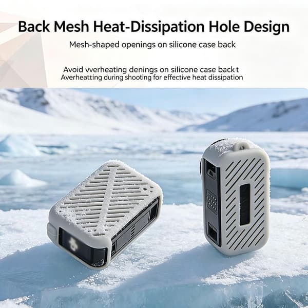 Silikonskyddsfodral för Osmo Nano tumkamera, anti-fall D Pink