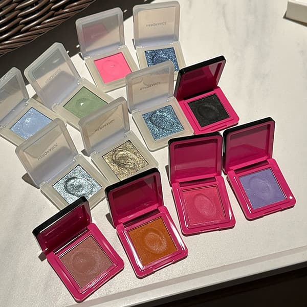 Ögonskugga Glansig Glitter Pärlemorskimrande Ögonskugga Highlighter Långvarig A2