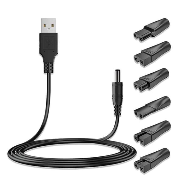 1 sæt strømkabel 5V universel erstatningsoplader USB-adapter F A2