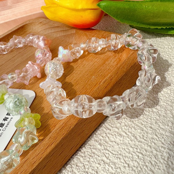 Ins Håndlavet Beaded Armbånd e Soft e Kvinde Student Hand String A9