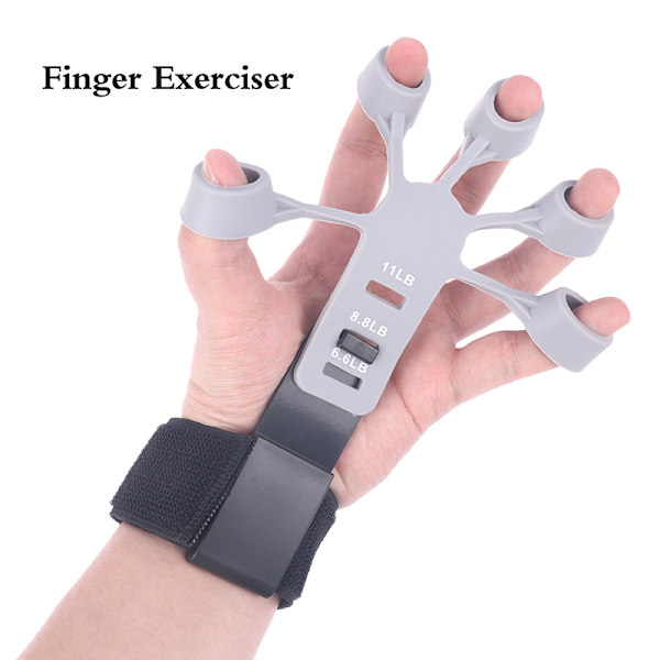 Finger Gripper Patienter Hand Strengthener Finger Flexion And Ex Gray ...