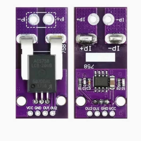 ACS758 ACS758LCB-050B-PFF-T lineaarinen Hall-virtasensorimoduuli 5 A3