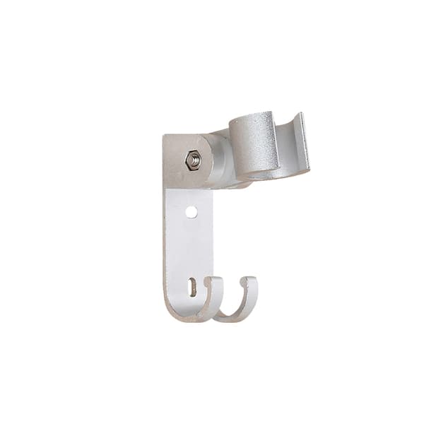 Justerbar dusjhodeholder i aluminium for veggmontering B