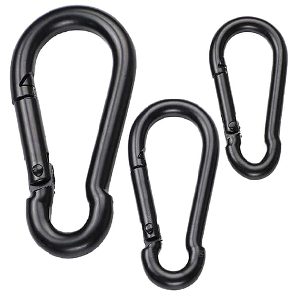 Metallinen avaimenperäpidike koukut D karbiinikoukut liitinkorut M 60mm