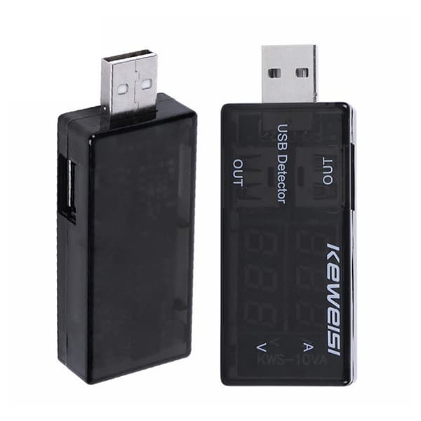 USB Strömspänning Laddningsdetektor Tester Batterivoltmätare