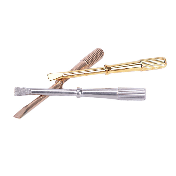 Titaaniteräksinen miniruuvimeisseli Love Rannekoru-Rose Gold/Go White
