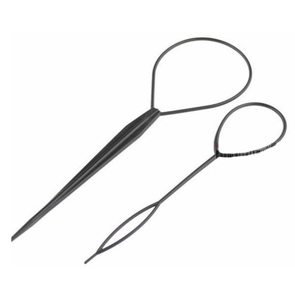 4 stk Sett Hårstyling Clip Bun Maker+Topsy Tail Braid Hestehale