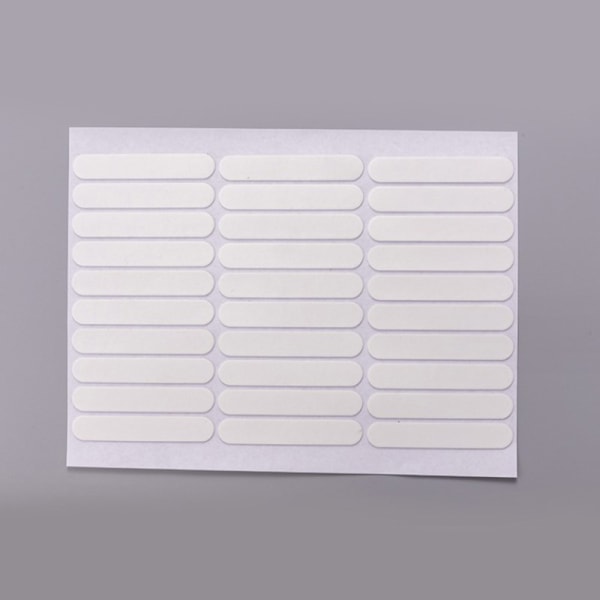 30 stk klar negleklebende tape falske negler Display Stand Sticke White
