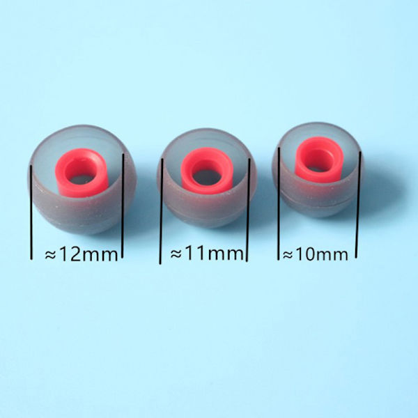 3 par Ørepropper Øretelefoner Øretelefoner Silikone Ørepropper/Ear Sleev