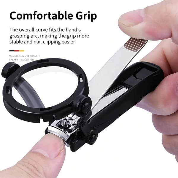Negleklipper med forstørrelsesglas Præcision Tånegl Fingernegl A2