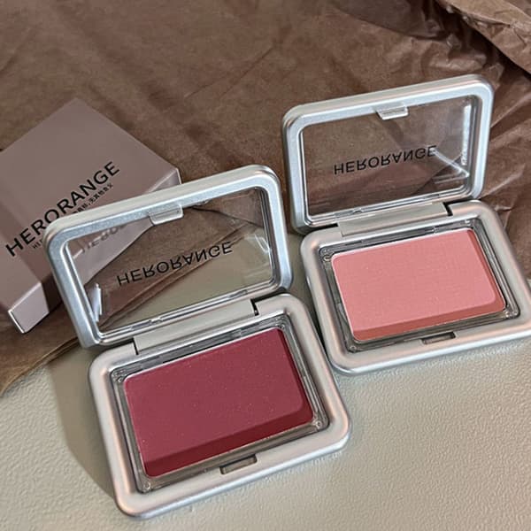Kindrouge Matt Rouge Bakad Pressad Pudderbas Makeup Roug A2