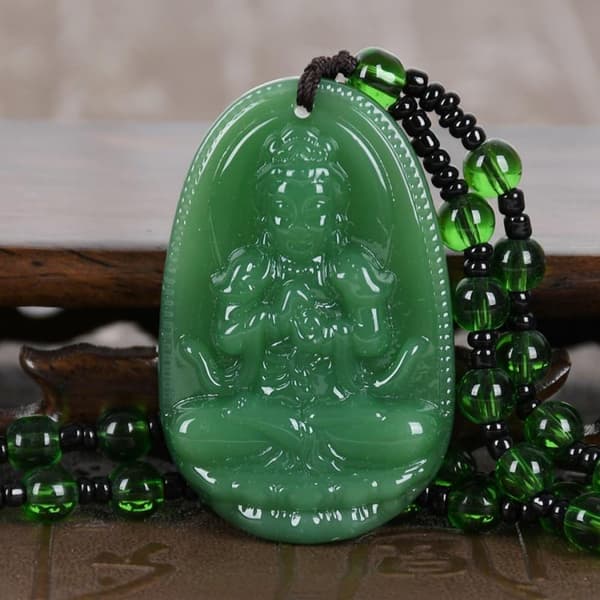 Lucky Amulet Buddha Bodhisattva Halskæde til mænd kvinder lang Swe A6