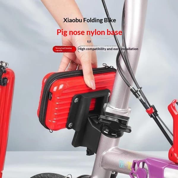 Foldecykel Grisenæse Base Nylon Fronttaske Beslag Tilbehør Fo A7