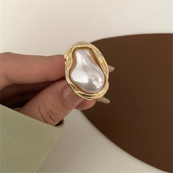 Ny Pearl Ring Justerbare Ringe Til Kvinder n Finger Ring Fashion 1pc