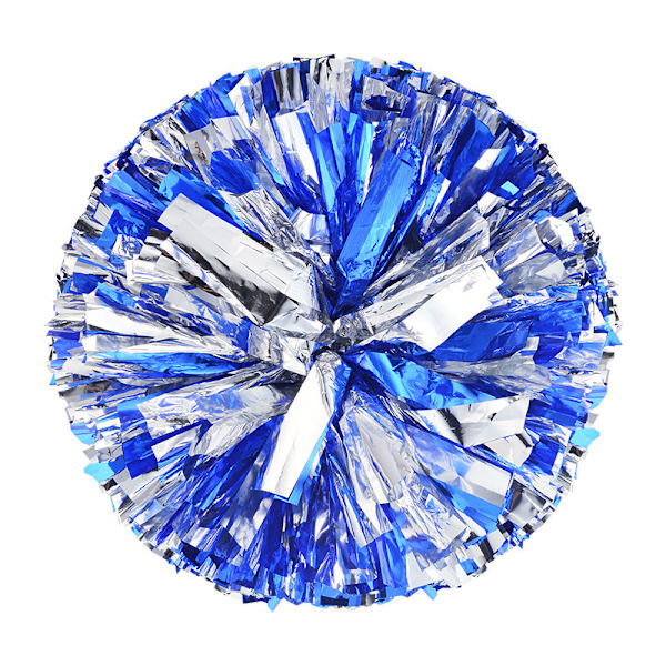 1 stk. Plast Dobbelthulls Håndtak Cheerleader Pom Poms Metallisk St A11
