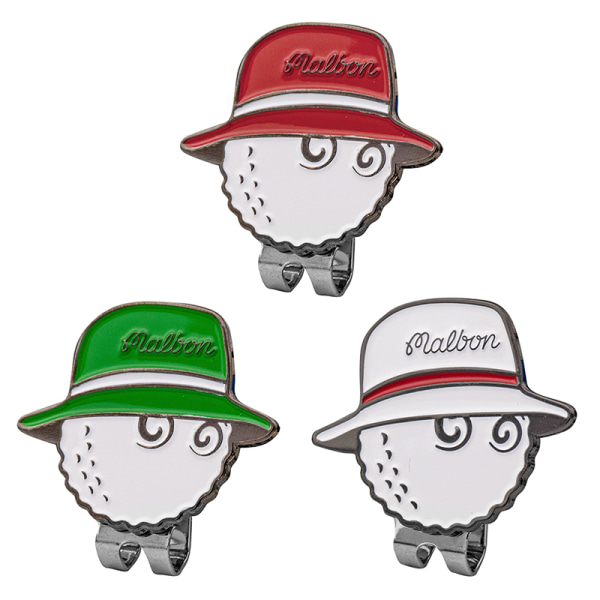 Mark Ball Golf Hat Clip Magnetiske Golf Cap Clips med magnet Red