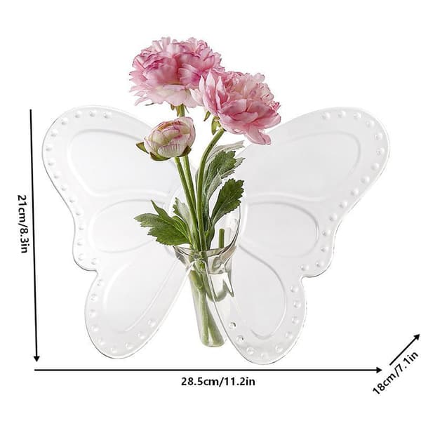 Fjäril Akryl Vas Hem Vardagsrum Bord Blomsterarrangör