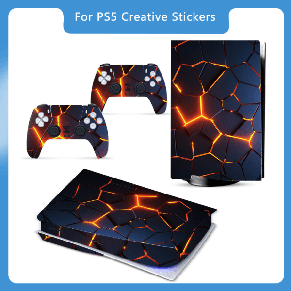 For PS5 Game Console Series European And Style Skin Stickers C A16