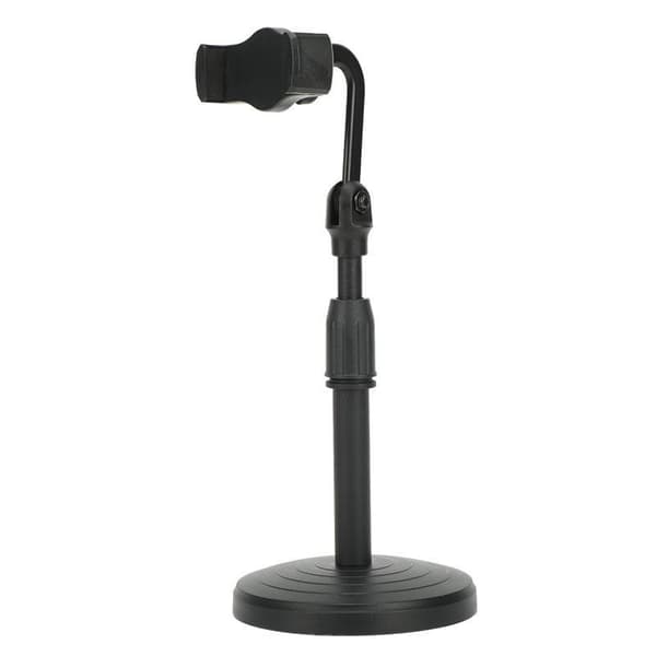 Justerbart skrivebordstelefonstativ 360 rotasjon sklisikker base Lifta Black