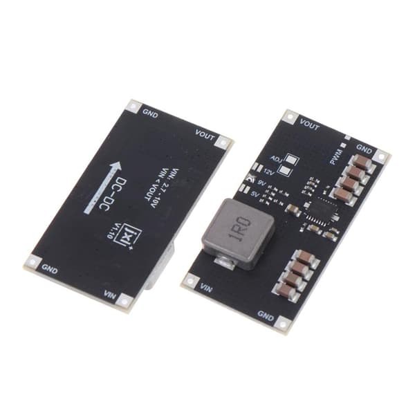 TPS61088 DC-DC High Power Boost Modul Stabil Justerbar 5V 9V 5V
