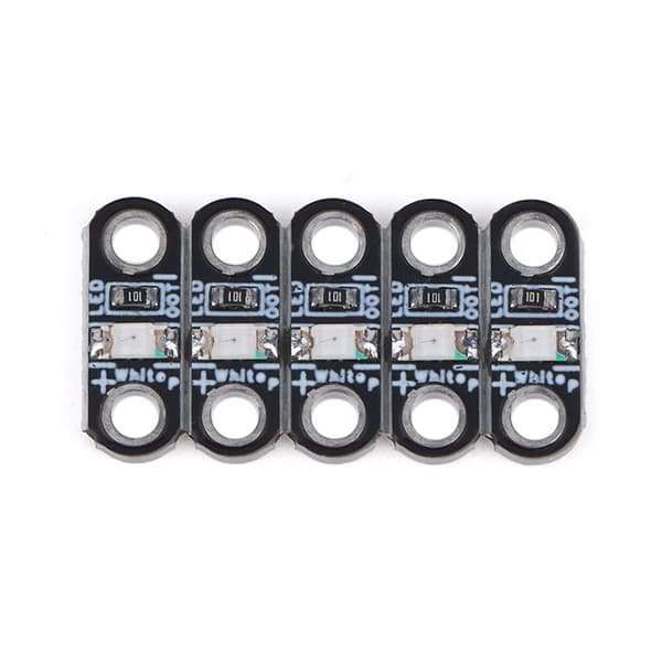 5 stk. 3-5V 40MA LilyPad Led Lille LED-lysmodul til DIY-sæt 3 Red 5pcs