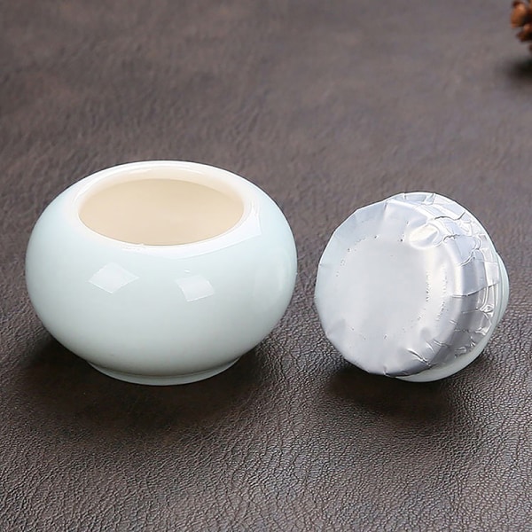 1 Stk Keramikk Spikerkopp Med Lokk Akrylpulver Keramikkkoppspiker Brown