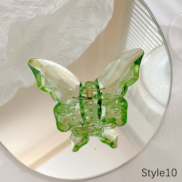 Gradientfarge Hårkloklemmer Geometriske Barrettes Krabbehår A Style10
