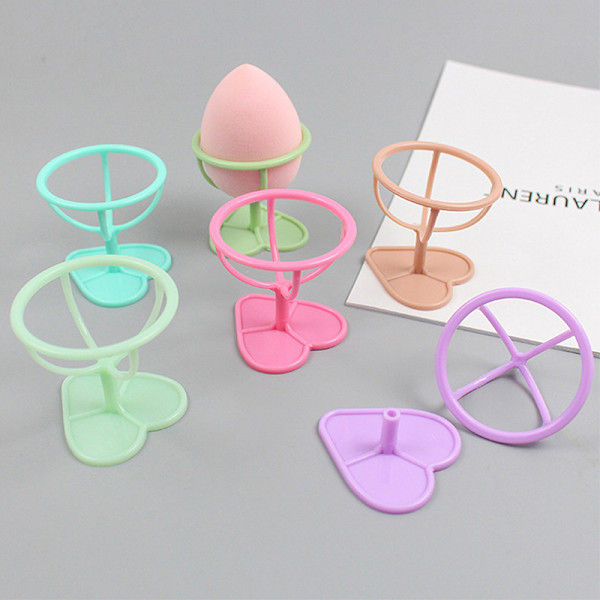 Make Up Puff Hylde Puff Opbevaringsstativ Svamp Tørringsstativ Holder Green