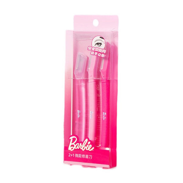 Barbie Series 2+1 Eyebrow Brow Razor Dermaplaning Painless Port