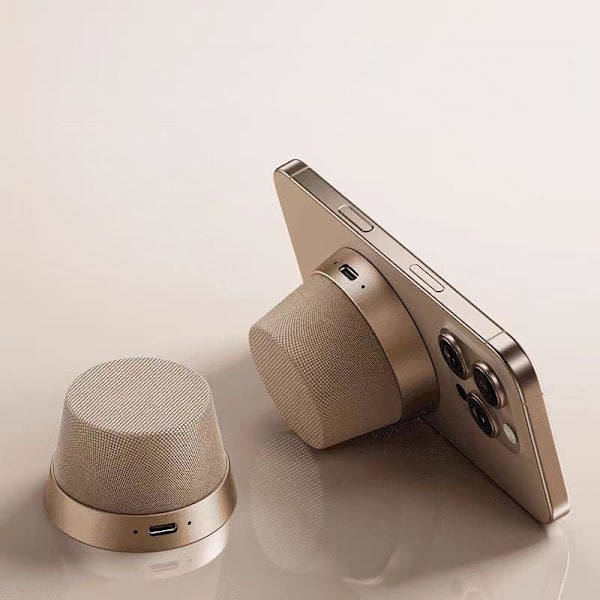 1 sæt mini trådløs Bluetooth-højttaler med stærk magnet A1