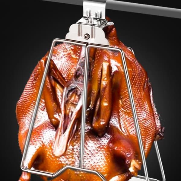Roast Duck Clip Koukkuliittimet Grilliin Pystyvarras Trav 48cm