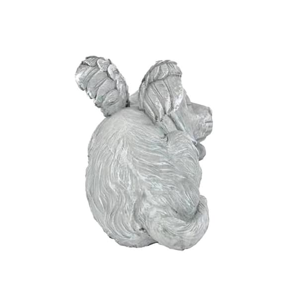 Harpiks Engel Hund Kat Statue Haveindretning Hvalp Gravsten Skulptur A