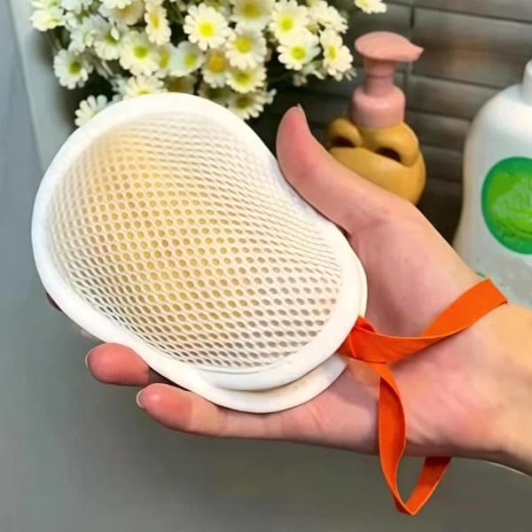 1/2/4/8 stk. skummende sæbepose netmaske massage eksfolierende pose B A1 1pcs