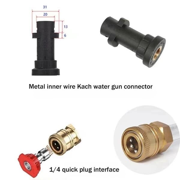 Karcher K2-K7 Högtryckstvättadapter med 5-färgs snabbkoppling