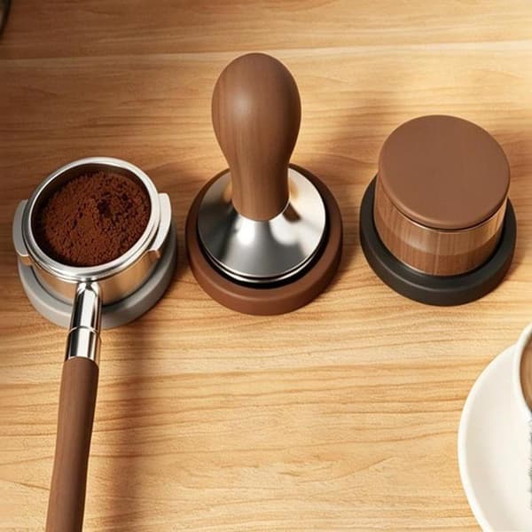 Rund kaffetampermatte i silikon A2