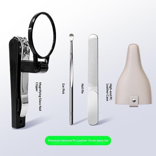 Forstørrelsesglass Negleklipper Stor Husholdnings Anti-sprut Negl White 2