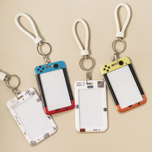 Ins Couple Models e Transparent lanyard-kortholder A10