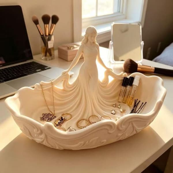 Perfekt Elegant Statueformet Smykkeoppbevaringsbrett for Entré
