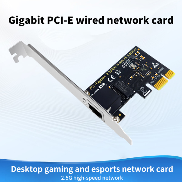 2500 Mbps PCI-E til RJ45 nettverkskort 8125BG Chip Gigabit Etherne network card 2.5G