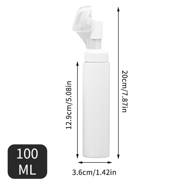 40-100 ml tom ansigtsrens mousse skum gel flaske vask børste 100ml
